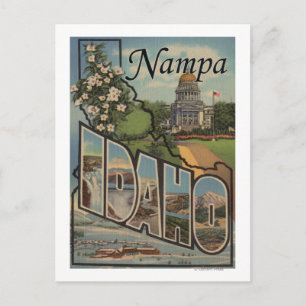 Carte Postale Nampa, IdahoGrandes lettres ScènesNampa, ID
