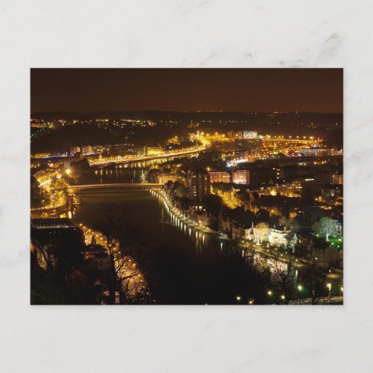Carte Postale Namur par nuit (Devant)