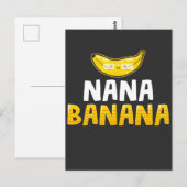 Carte Postale Nana Banana Grand-mère Grand-mère drôle (Devant / Derrière)
