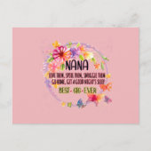 Carte Postale Nana les aime, les gâte, les câline (Devant)