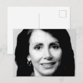 Carte Postale Nancy Pelosi Young Photo du Congrès (Devant / Derrière)
