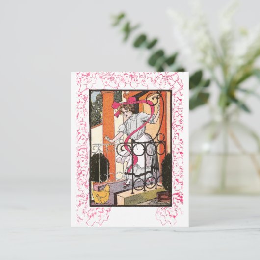 Carte Postale Nanda du Palais Royal d'Ev (Debout devant)