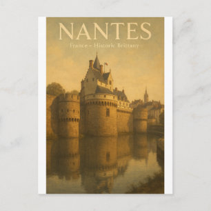 Carte Postale NANTES de France — Rétro Historique Bretagne