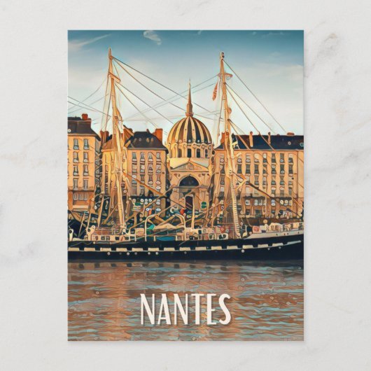Carte Postale Nantes Photo Vintage  (Devant)