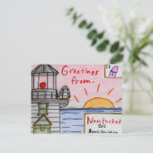 Carte postale "Nantucket" (Debout devant)