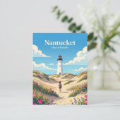 Carte Postale Nantucket États-Unis (Debout devant)