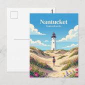 Carte Postale Nantucket États-Unis (Devant / Derrière)