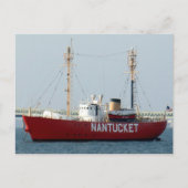 Carte Postale Nantucket MA Cape Cod Boat in Harbour Post Card (Devant)