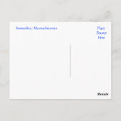 Carte Postale Nantucket Massachusetts, Cape Cod Post Card (Dos)