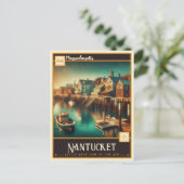Carte Postale Nantucket, Massachusetts | VINTAGE (Debout devant)