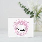 Carte Postale Nantucket rose et noir (Debout devant)