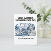 Carte Postale Nap de chien d'hiver #170101 (Debout devant)