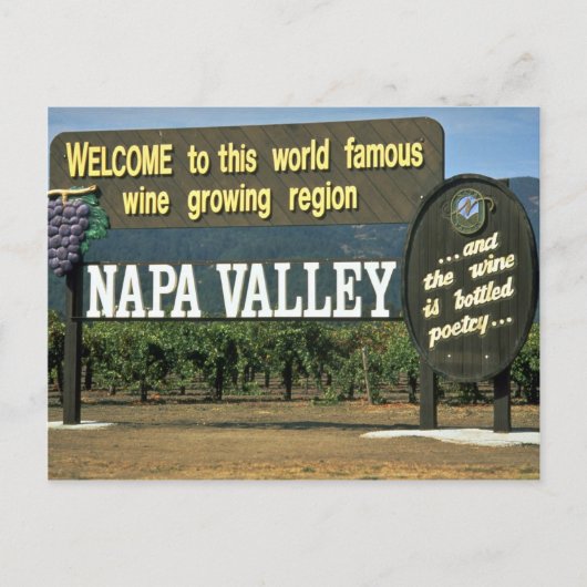 Carte Postale Napa Valley, Californie, USA (Devant)