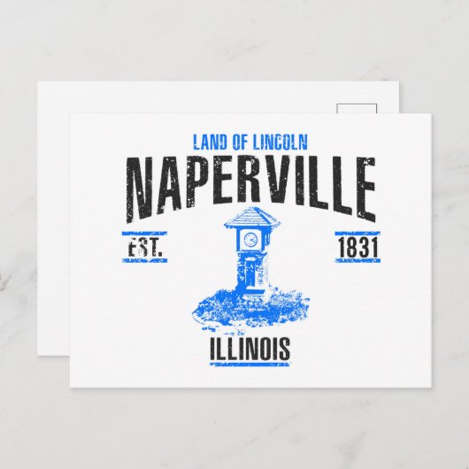 Carte Postale Naperville (Devant / Derrière)