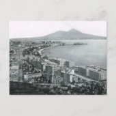 Carte Postale Naples, 1908, Baie de Naples et Vésuve (Devant)