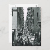 Carte Postale Naples, 1908, Gradoni di Chiala (Devant / Derrière)