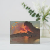 Carte Postale Naples, 1908, Vésuve et la baie de Naples (Debout devant)