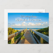 Carte postale Naples Florida Beach (Devant / Derrière)