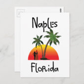 Carte Postale Naples Floride (Devant / Derrière)