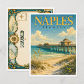 Carte Postale Naples Floride Naples Pier GeoSaga (Devant / Derrière)