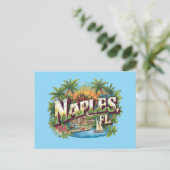 Carte Postale Naples floride rêvant (Debout devant)