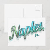 Carte Postale Naples floride rêve (Devant / Derrière)