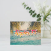 Carte Postale Naples floride rêve  (Debout devant)