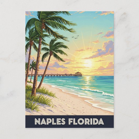 Carte Postale Naples Floride Travel (Devant)