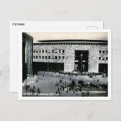 Carte Postale Naples, Italie, Gare c1940s (Devant / Derrière)