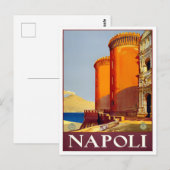 Carte Postale Naples Italie voyage vintage (Devant / Derrière)