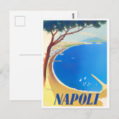 Carte Postale Naples Italie voyage vintage (Devant / Derrière)
