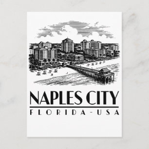Carte Postale Naples Ville Floride États-Unis