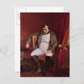 Carte Postale Napoléon après son abdication (Devant / Derrière)