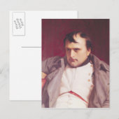 Carte Postale Napoléon après son abdication (Devant / Derrière)