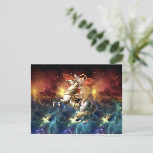 Carte Postale Napoléon Cat dans l'espace (Debout devant)