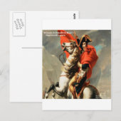 Carte Postale Napoléon & citation "dirigeant" (Devant / Derrière)