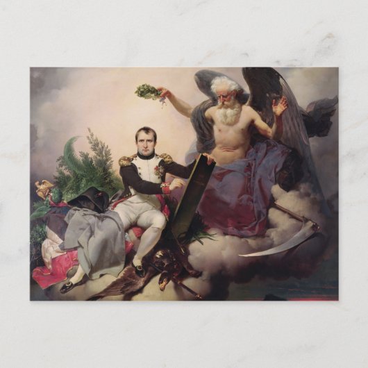 Carte Postale Napoléon couronné par le temps, avant 1833 (Devant)