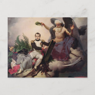 Carte Postale Napoléon couronné par le temps, avant 1833