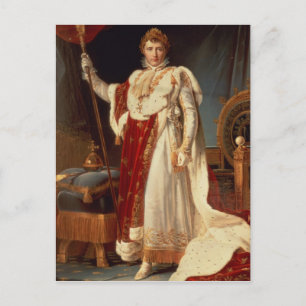 Carte Postale Napoléon dans Coronation Robes, vers 1804