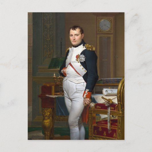 Carte Postale Napoléon dans son étude (Devant)