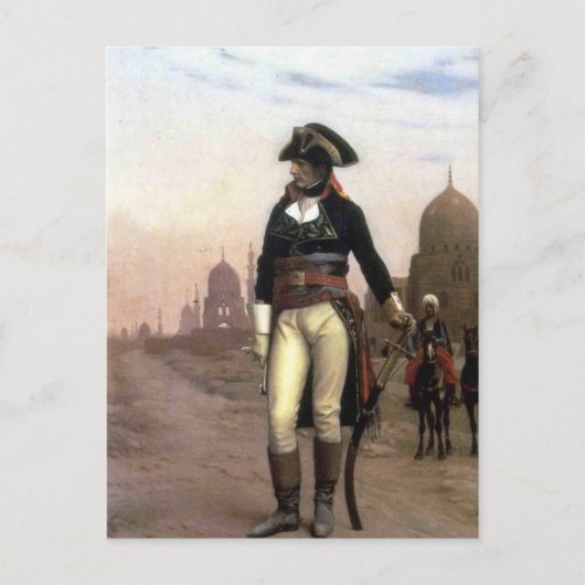 Carte Postale Napoléon en Egypte (Devant)