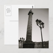 Carte Postale Napoléon et place Vendôme (Devant / Derrière)