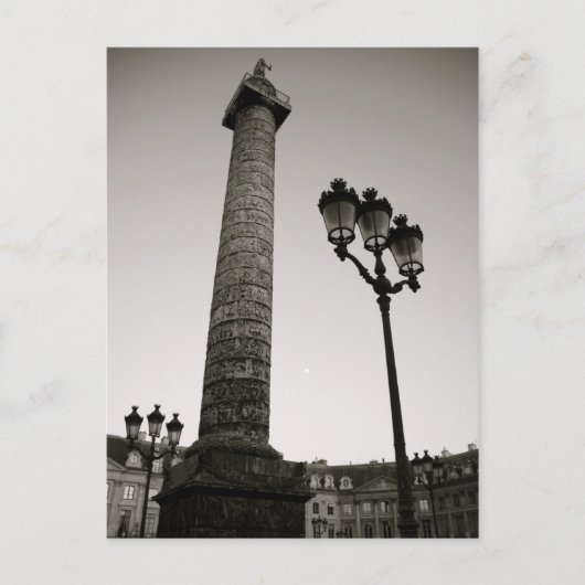 Carte Postale Napoléon et place Vendôme (Devant)