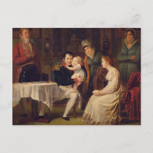 Carte Postale Napoléon I Marie Louise et le roi de Rome (Devant)