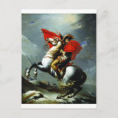 Carte Postale Napoléon Traversant les Alpes (Devant)