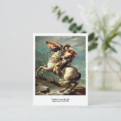 Carte Postale Napoléon Traversant les Alpes (Debout devant)