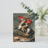 Carte Postale Napoléon Traversant les Alpes Peinture néoclassiqu (Debout devant)