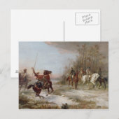 Carte Postale Napoléon's Peril at Brienne-le-Chateau, c.1891 (oi (Devant / Derrière)