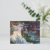 Carte Postale Nappes D'Eau, Mise En Place De Sun Claude Monet (Debout devant)