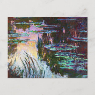 Carte Postale Nappes D'Eau, Mise En Place De Sun Claude Monet